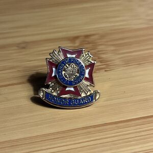 Veterans Of Foreign Wars Honor Guard Lapel Pin